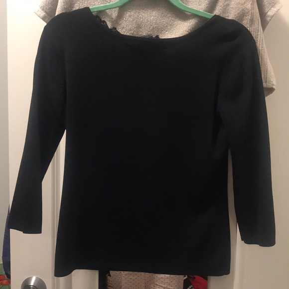 Black dress shirt with fringe - Picture 4 of 4